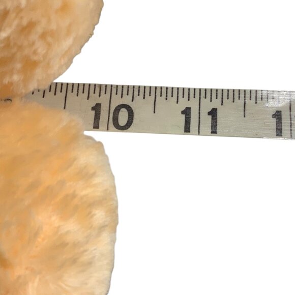 Vtg Cuddle Zone Plush Teddy Bear 10” Target Exclusive Plaid Bow Soft Cuddly NEW - Picture 6 of 6